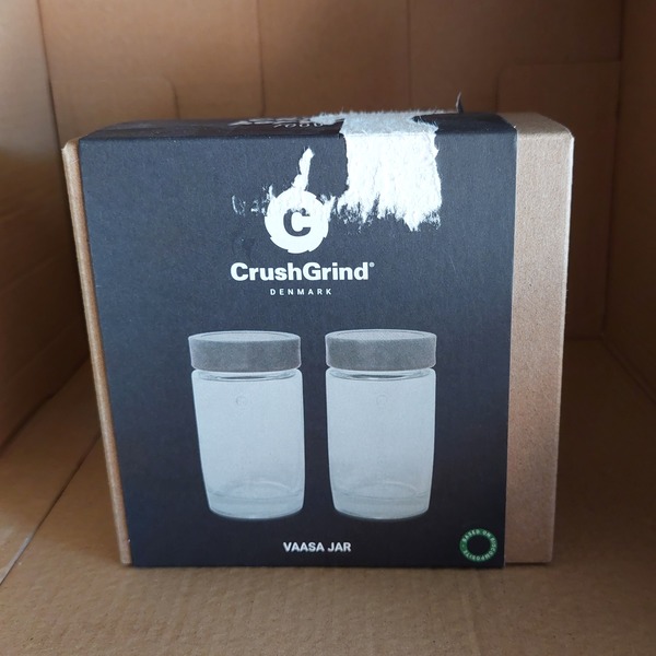 Crushgrind Vaasa set 2 kruidenpotjes white pepper