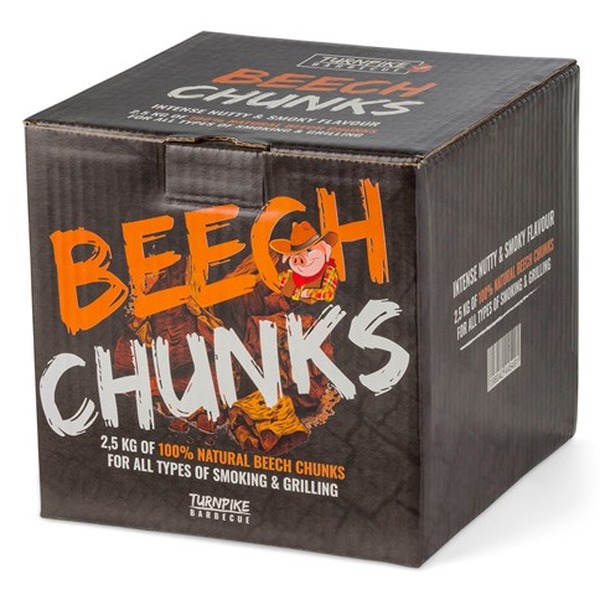 Turnpike BBQ beuk chunks 2.5kg  8l