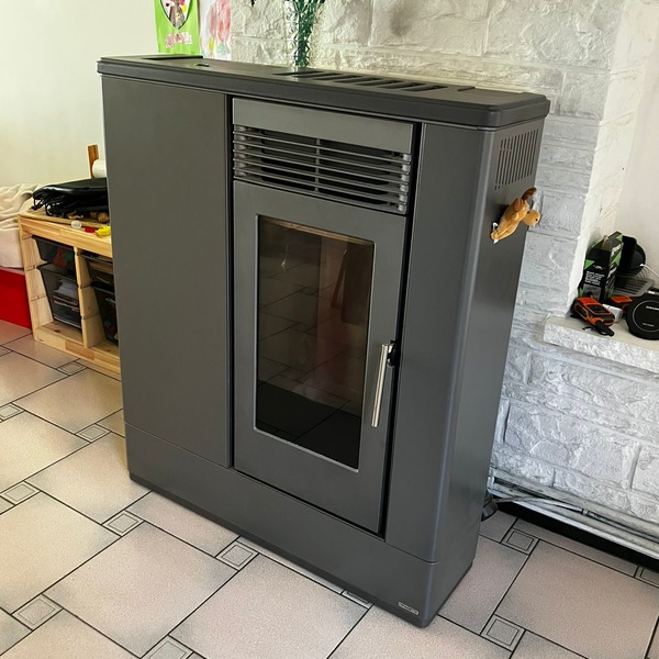 Pelletkachel Piazzetta P185TH grigio