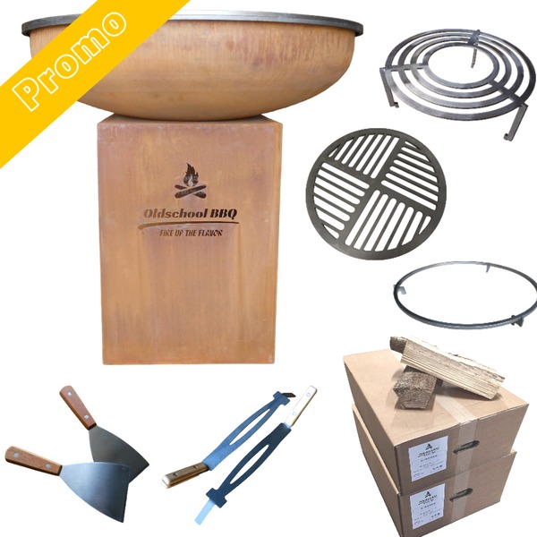 OLDSCHOOL BBQ CLASSIC PLANCHA 100CM Promo Pack