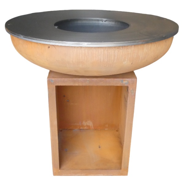 Oldschool BBQ Ember corten plancha 75x90cm