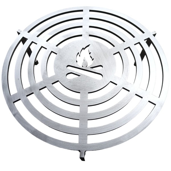 Oldschool BBQ Ember Grill rooster met logo dia 40