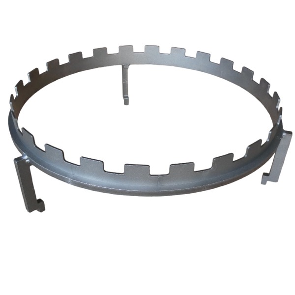 Oldschool BBQ Ember spiezenring + grill ring houder