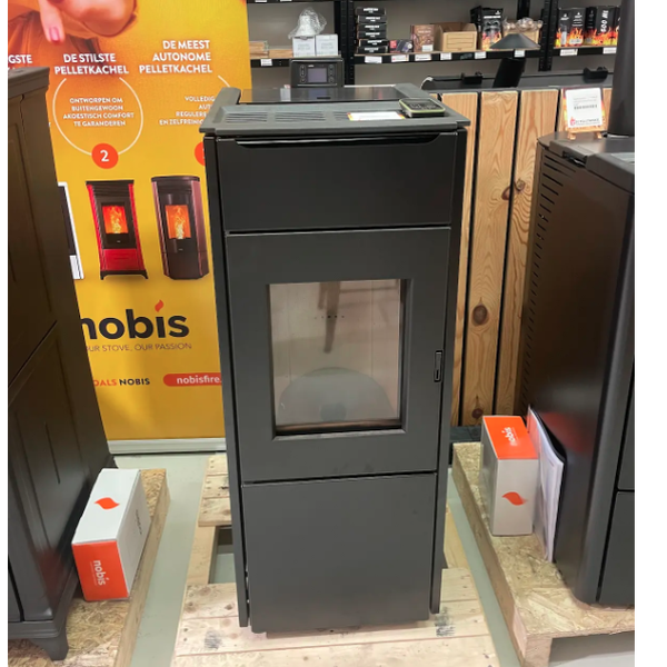 Pelletkachel Nobis A8V quadra antraciet