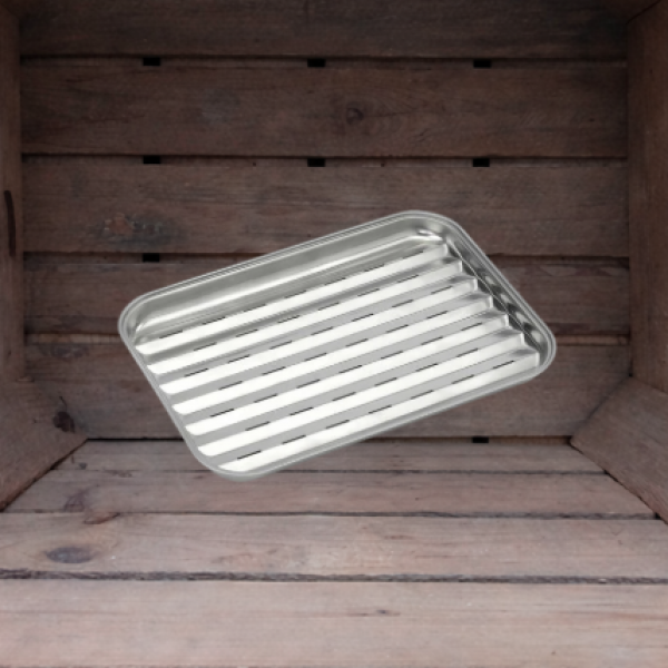 Barbecook herbruikbare grillpan RVS