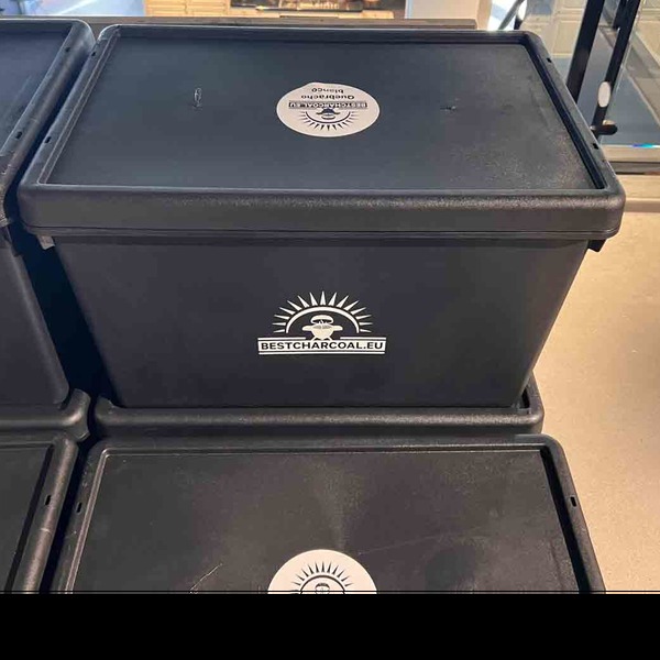 Promobox 2 bewaarbox + 10kg Birch & oak houtskool