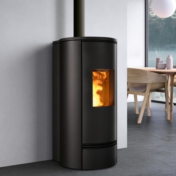 Pelletkachel Piazzetta 920 T steel