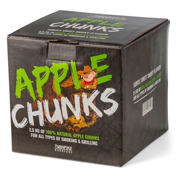 Turnpike BBQ apple chunks 2.5kg 8L