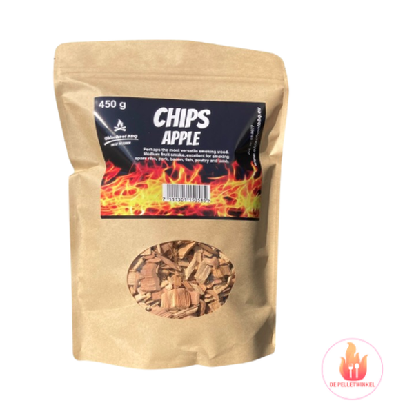 Oldskool BBQ chips appel 450gr