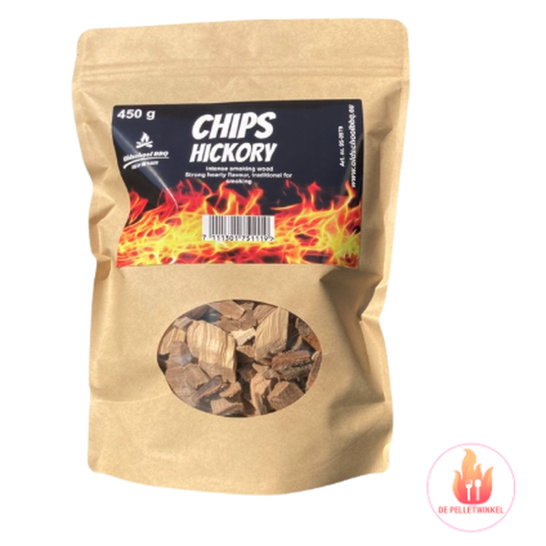 Oldschool BBQ chips hickory 450gr