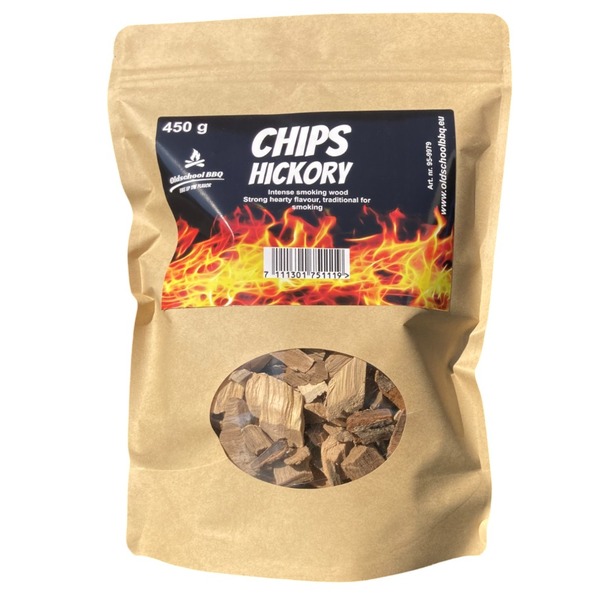 Oldskool BBQ chips hickory 450gr