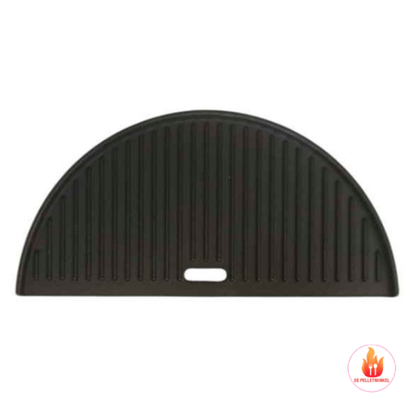 Oldschool BBQ Cast iron griddle Rambler (halfrond)