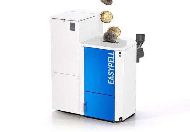 Easypell CV verwarming met pellets